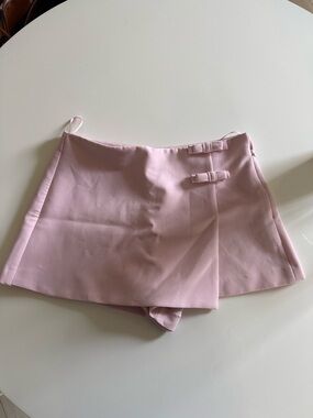Zara Light Pink Skort with Twin Bow Accents